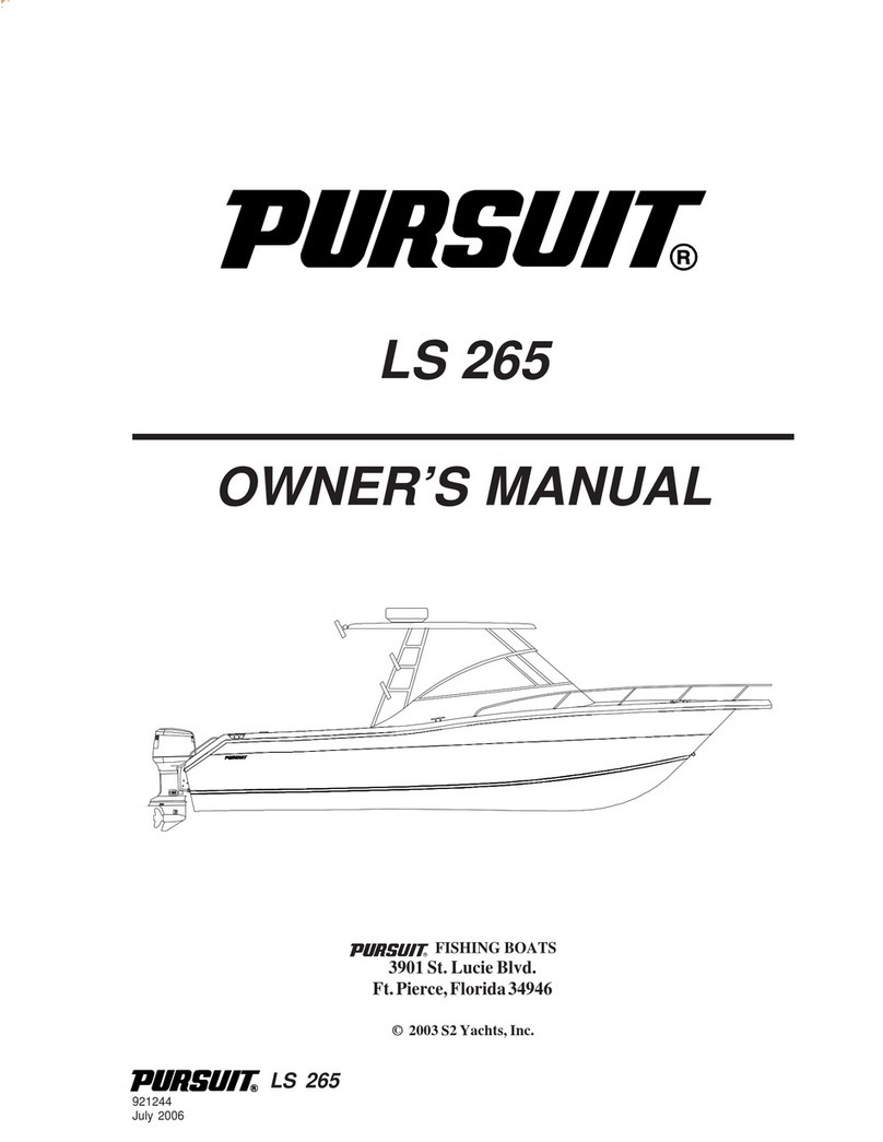 PURSUIT LS 265 User manual