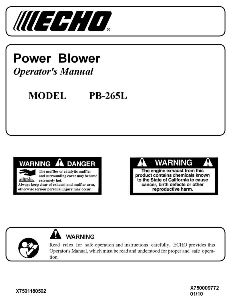 Echo PB-265L User manual