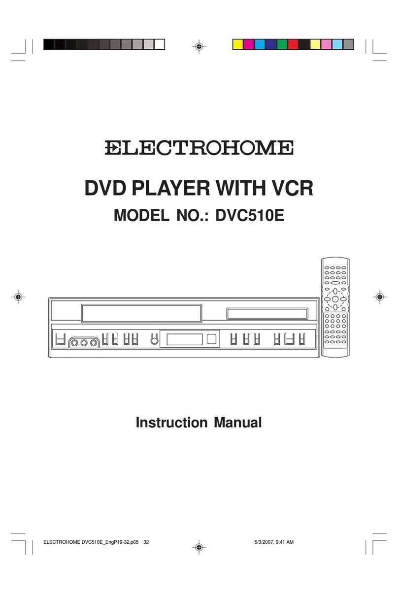 Electrohome DVC510E User manual
