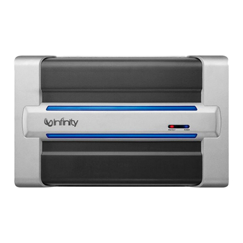 Infinity Reference 1600A User manual Infinity Reference 1600A User manual