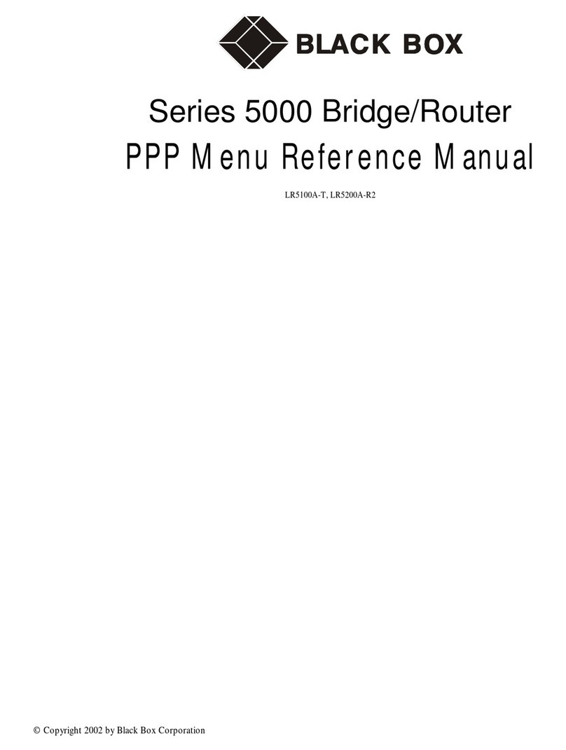 Black Box 5000 series User manual