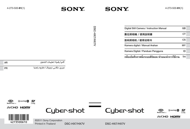 Sony Cyber-shot DSC-HX7 User manual