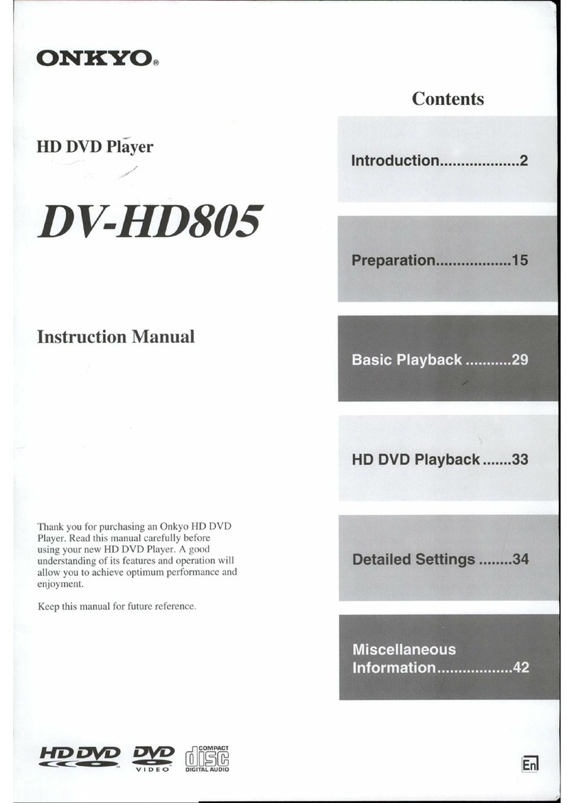 Onkyo DV-HD805 instruction manual