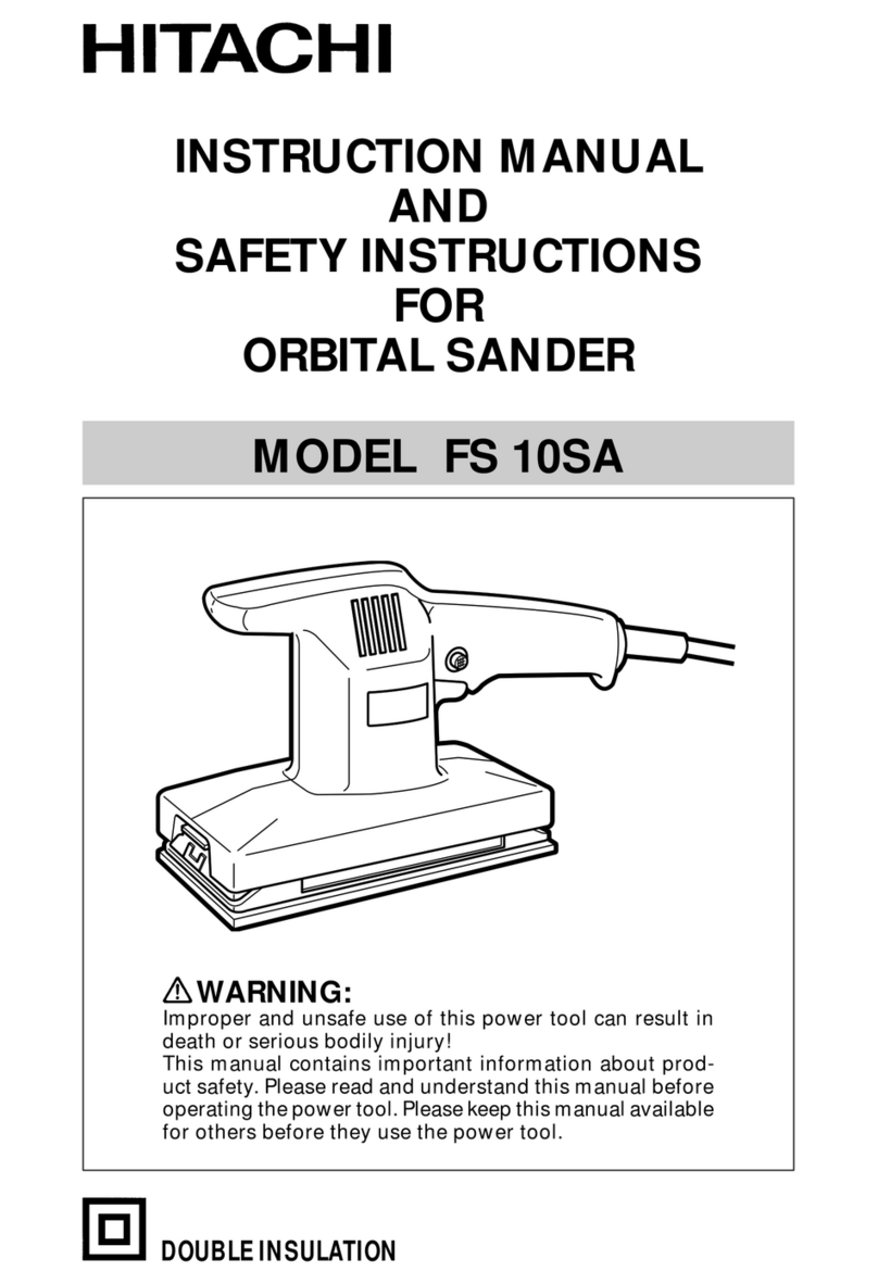 Hitachi FS 10SA Operator's manual