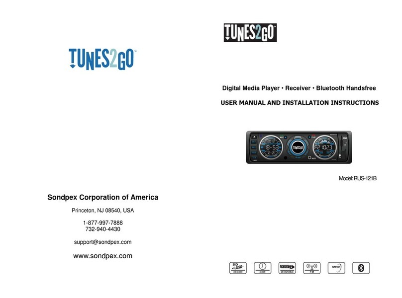 Sondpex RUS-121B User manual
