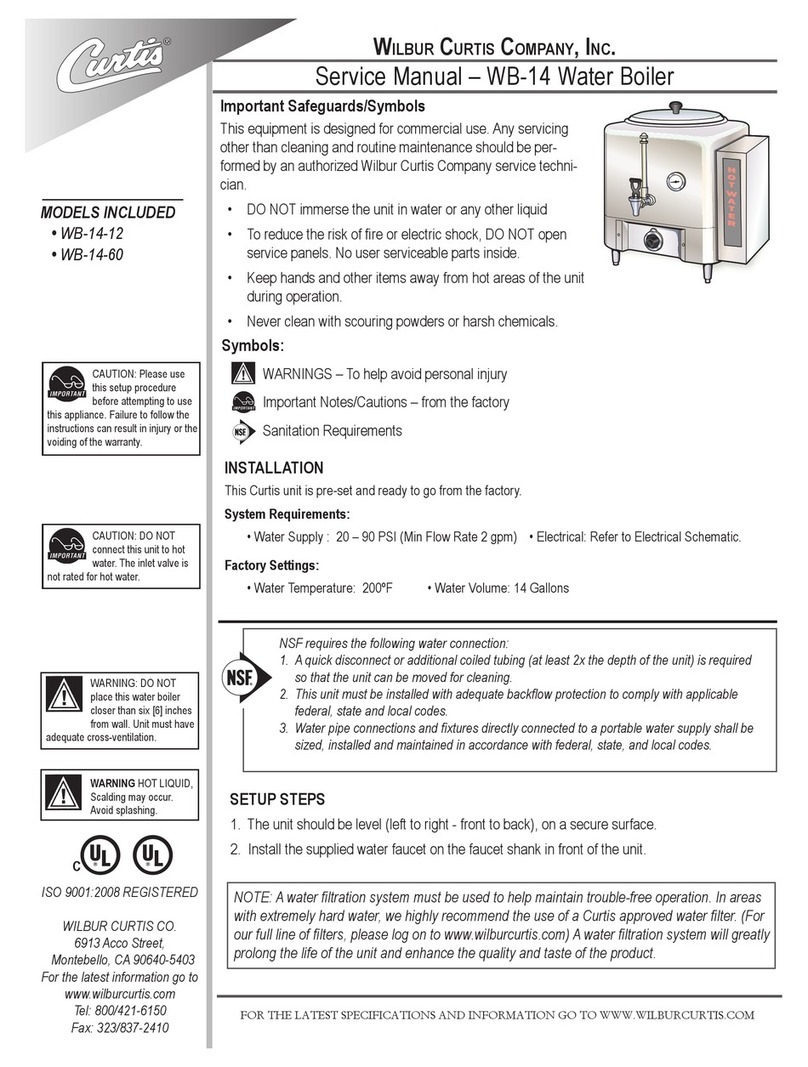 Curtis WB-14-12 User manual