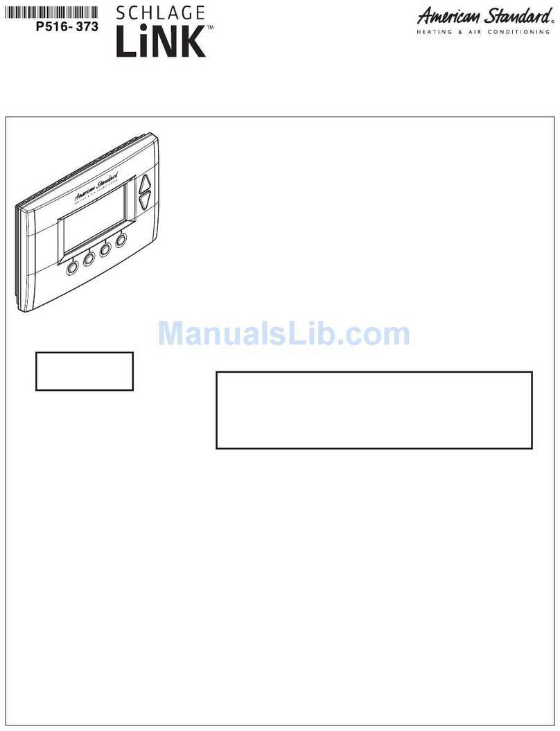 American Standard Schlage Link AZEMT500BB32MAA Installation and user instructions American Standard Schlage Link AZEMT500BB32MAA Installation and user instructions