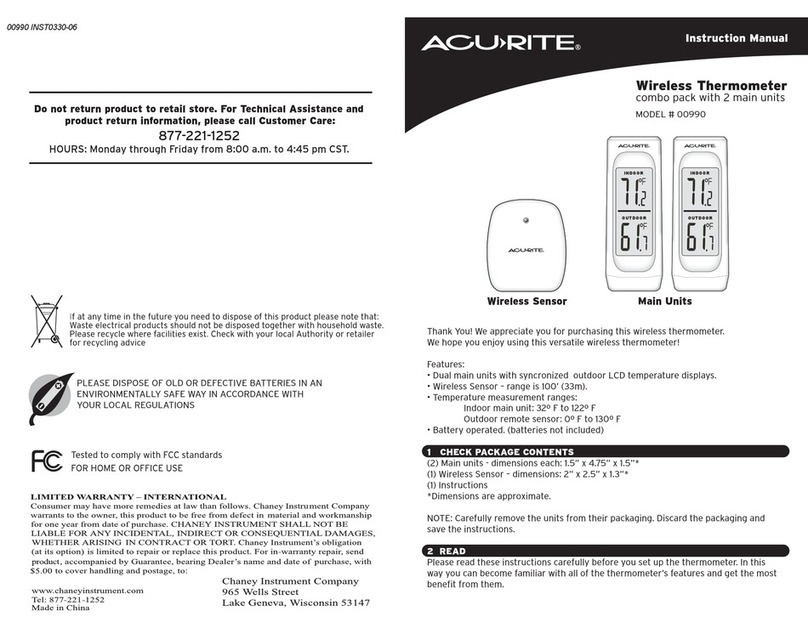 ACU-RITE 990 User manual