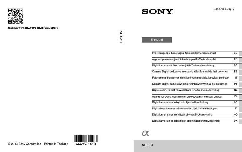 Sony NEX-5T User manual