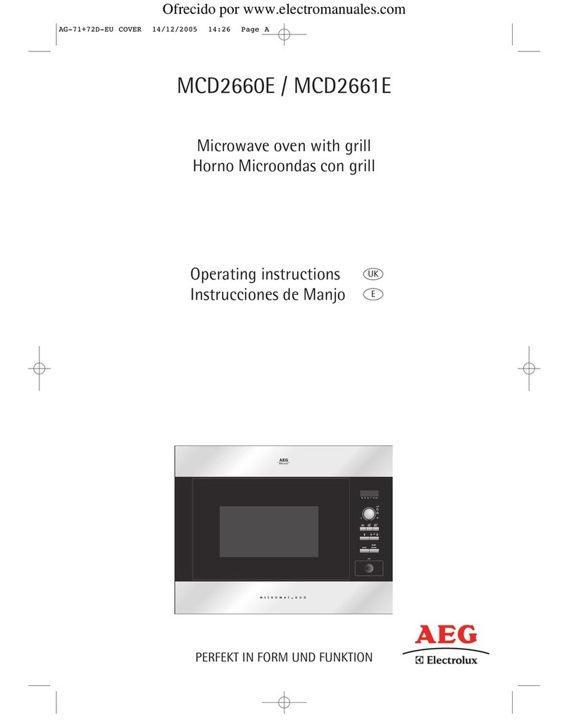 AEG Electrolux MicroMat-Duo MCD2660E operating instructions