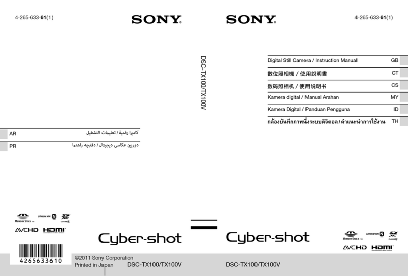 Sony Cyber-shot DSC-TX100 User manual