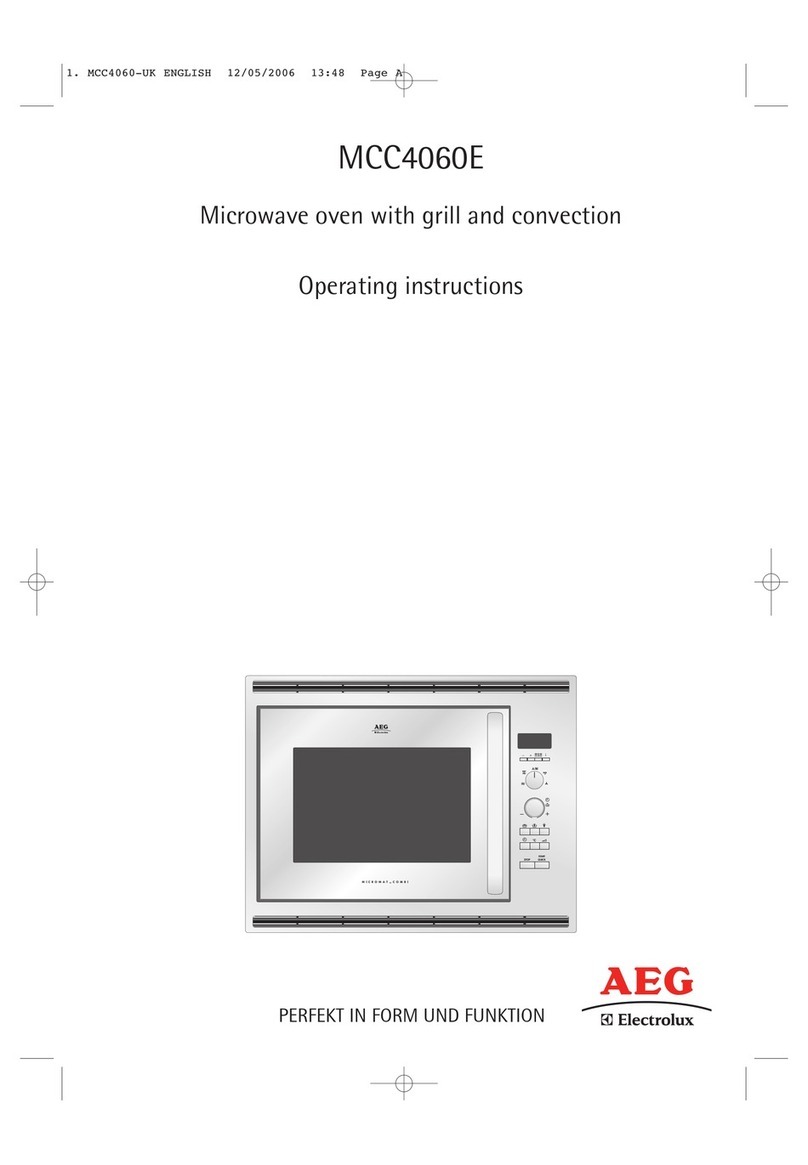 AEG Electrolux MCC4060E operating instructions