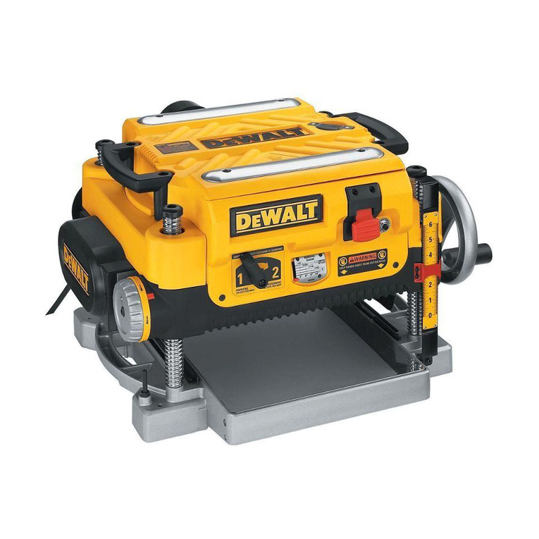 DeWalt DW735 instruction manual