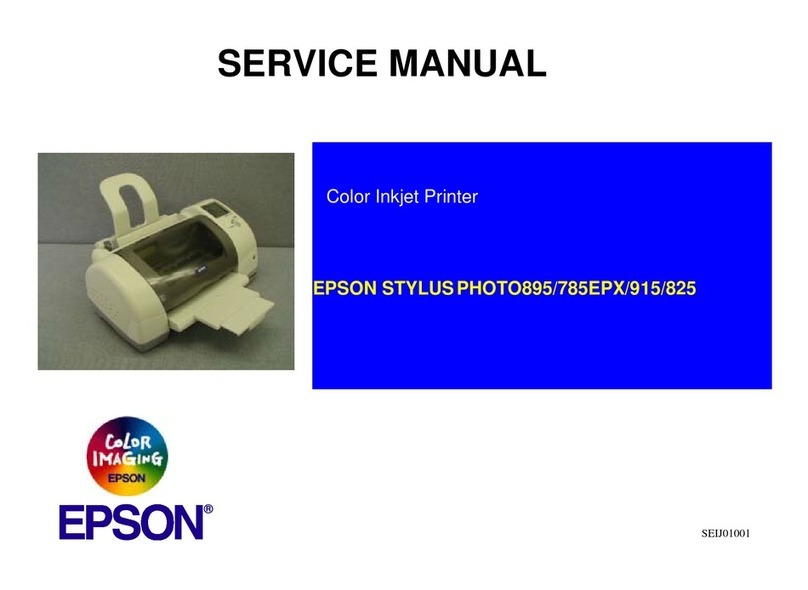 Epson Stylus Photo895 User manual