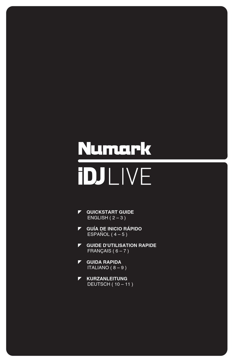 Numark iDJLIVE User manual