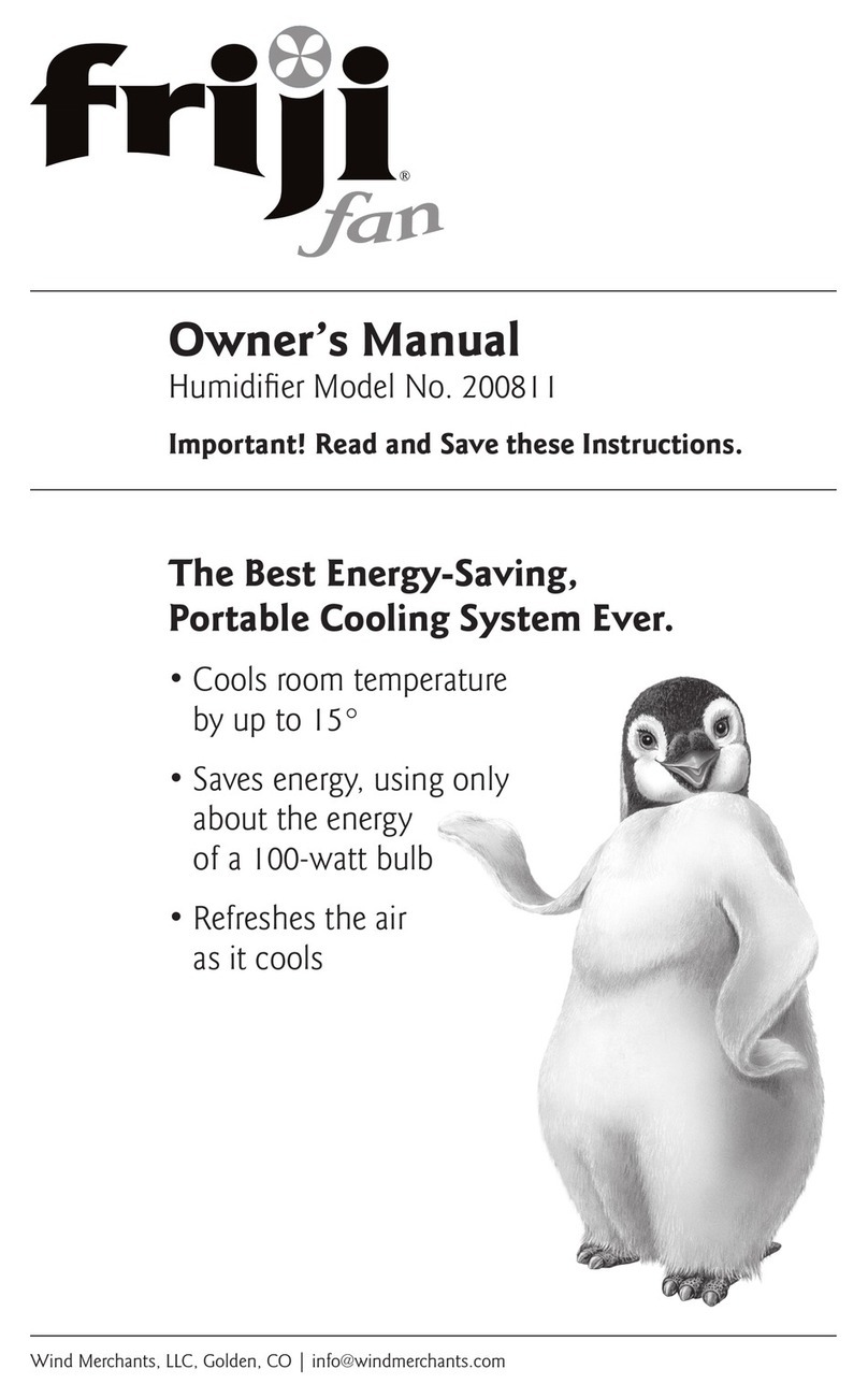 Friji Fan 200811 owner's manual