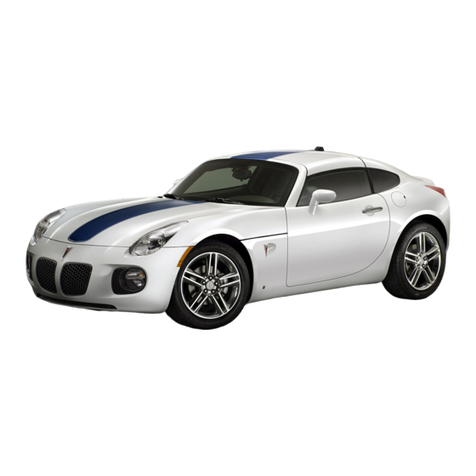 Pontiac Solstice 2010 owner's manual