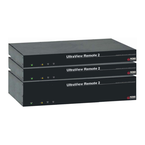 Rose electronics Ultraview Remote 2 User manual
