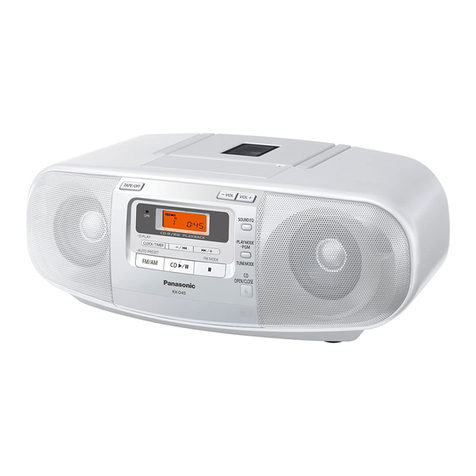 Panasonic RX-D45 operating instructions