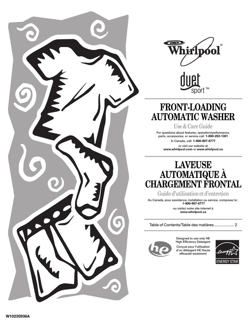 Whirlpool Duet sport User manual