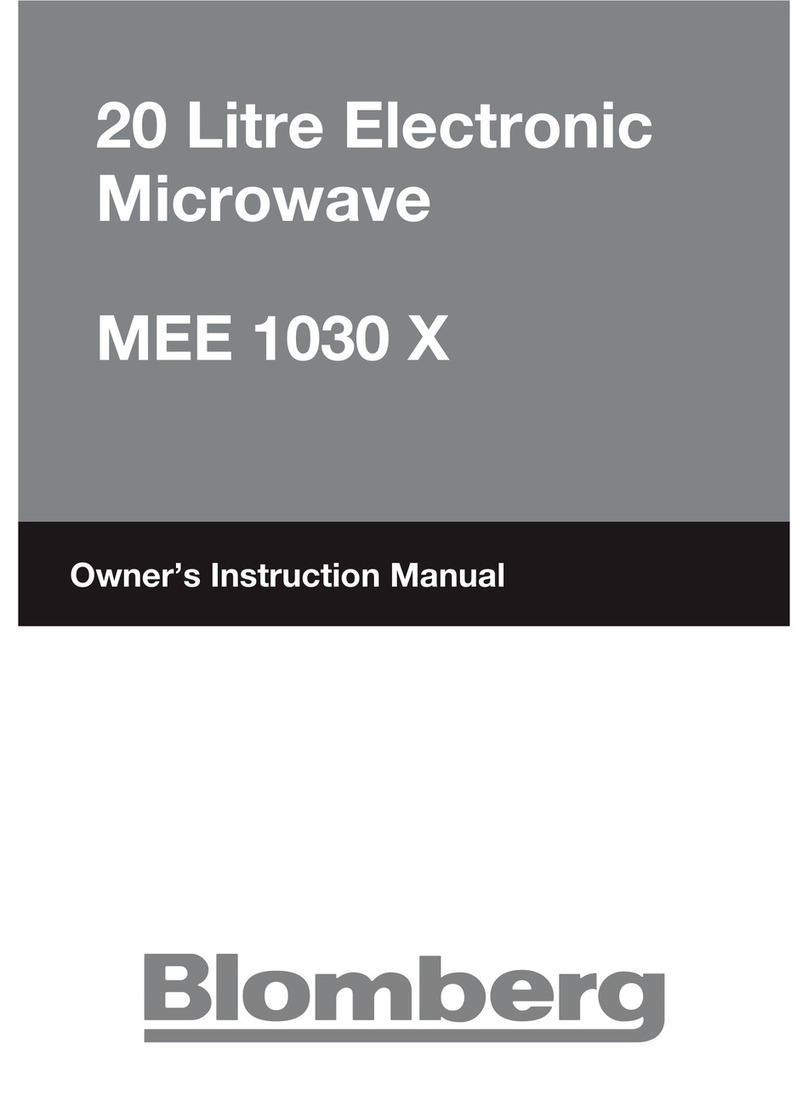 Blomberg MEE 1030 X Setup guide Blomberg MEE 1030 X Setup guide