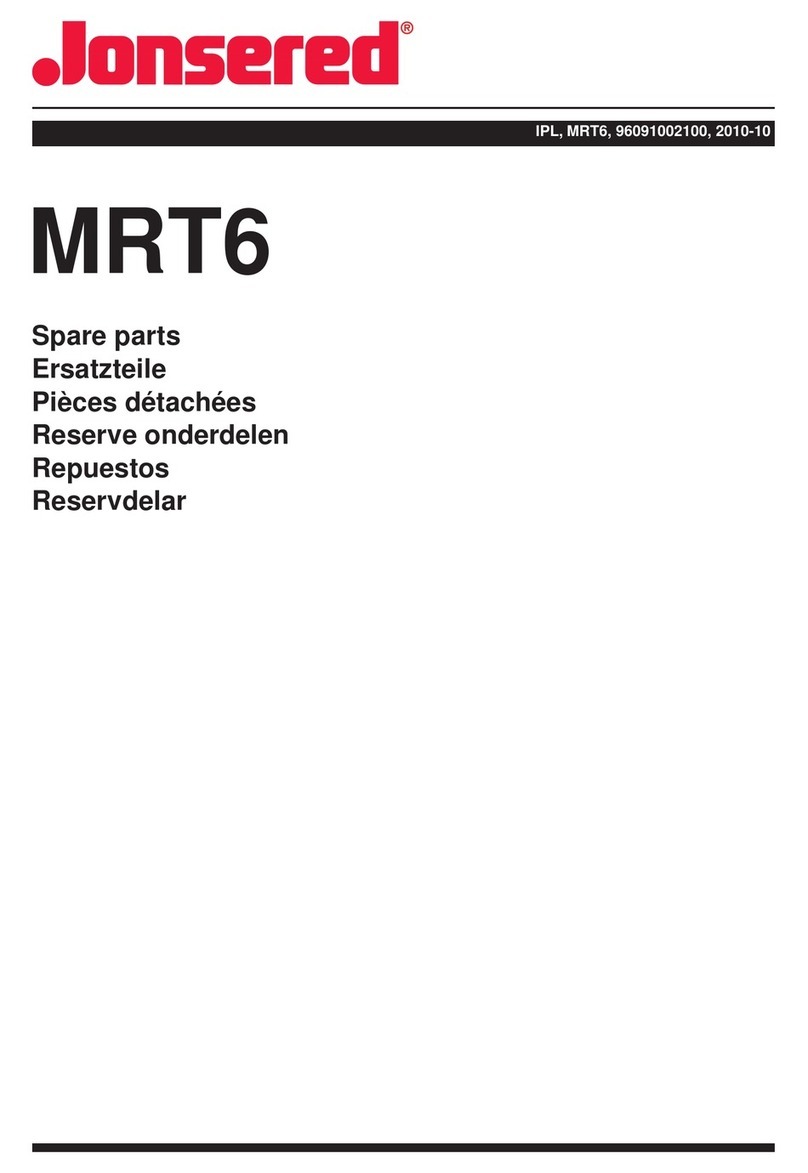 Jonsered MRT6 Spare parts
