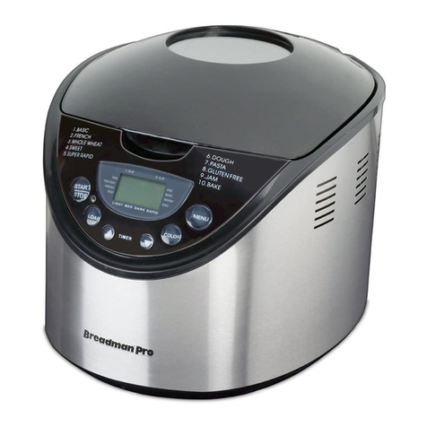 Breadman TR875 Technical specifications