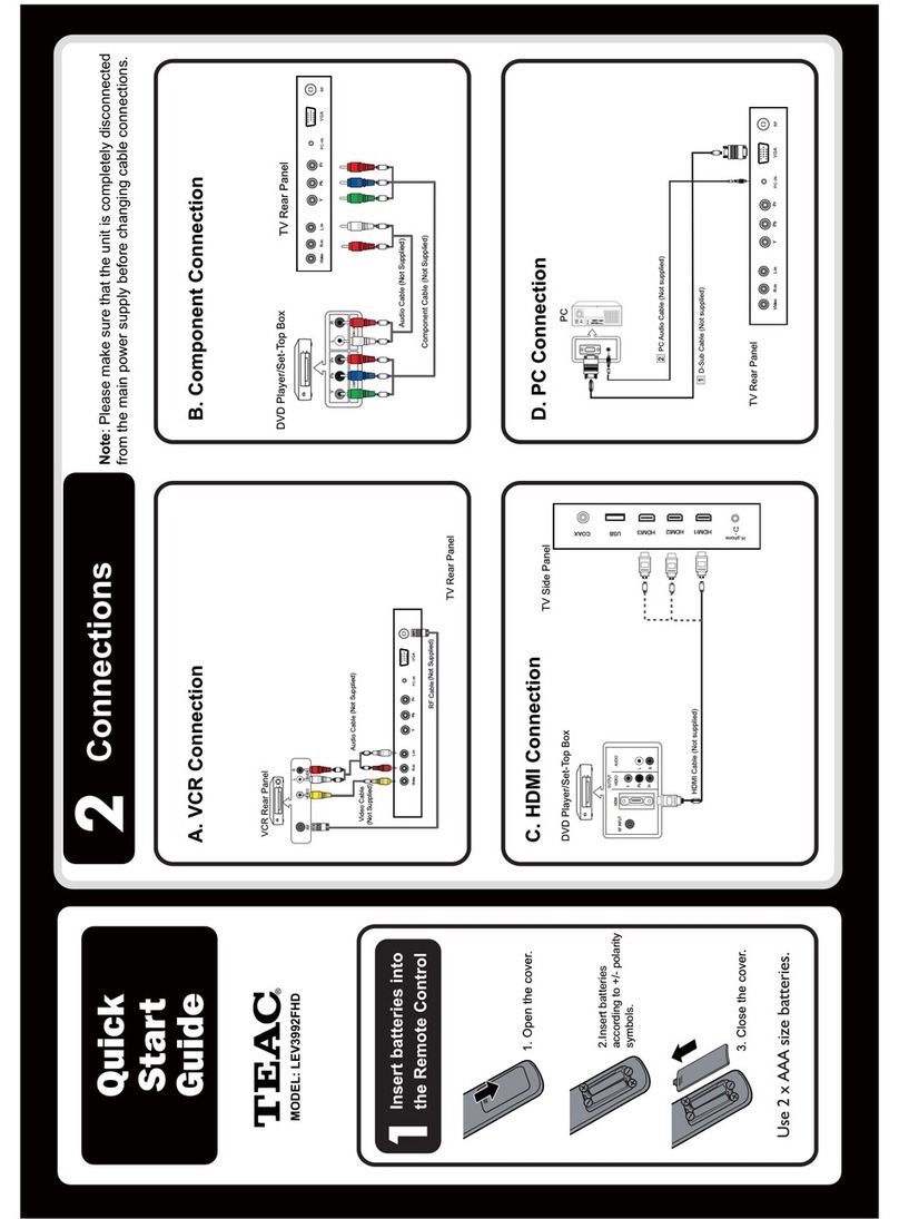 Teac LEV3992FHD User manual