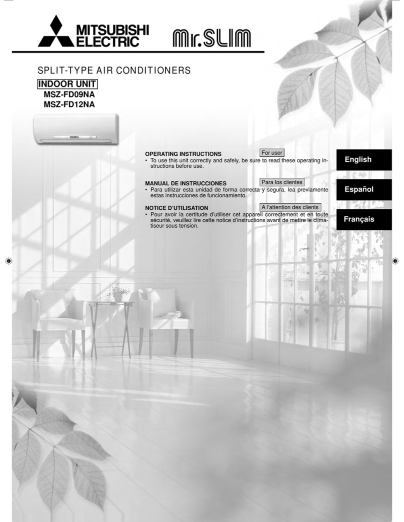 Mitsubishi Electric Mr. Slim MSZ-FD09NA User manual