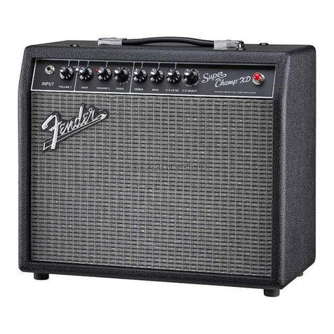 Fender Super Champ-XD User manual