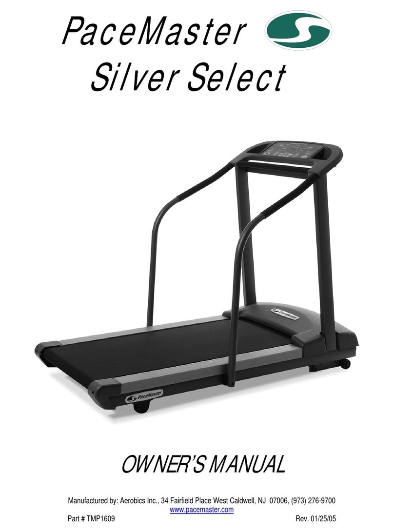 PaceMaster Silver Select TMP1609 owner's manual