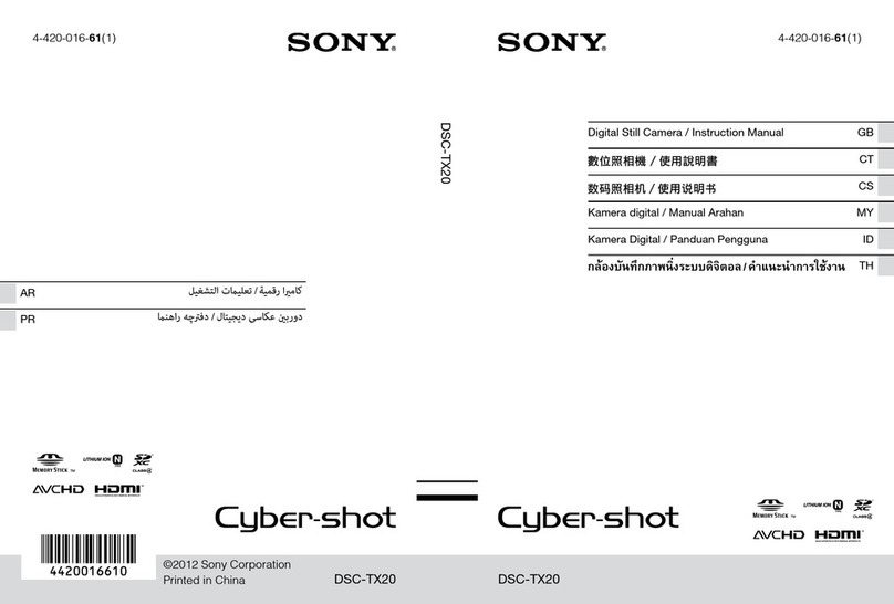 Sony Cyber-shot DSC-TX20 User manual
