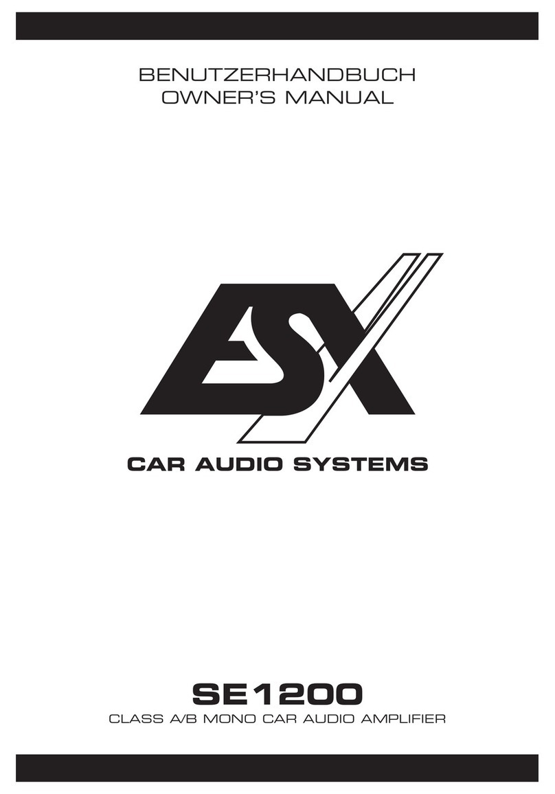 Caraudio-Systems SE1200 owner's manual