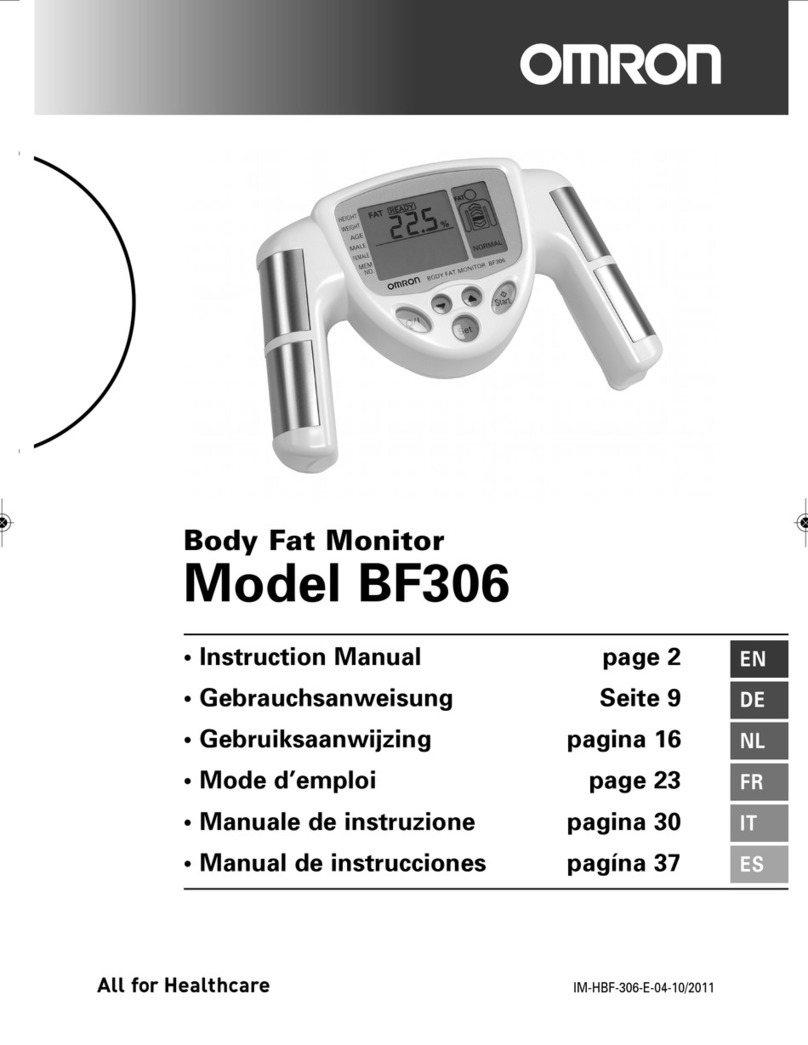 Omron BF306 User manual