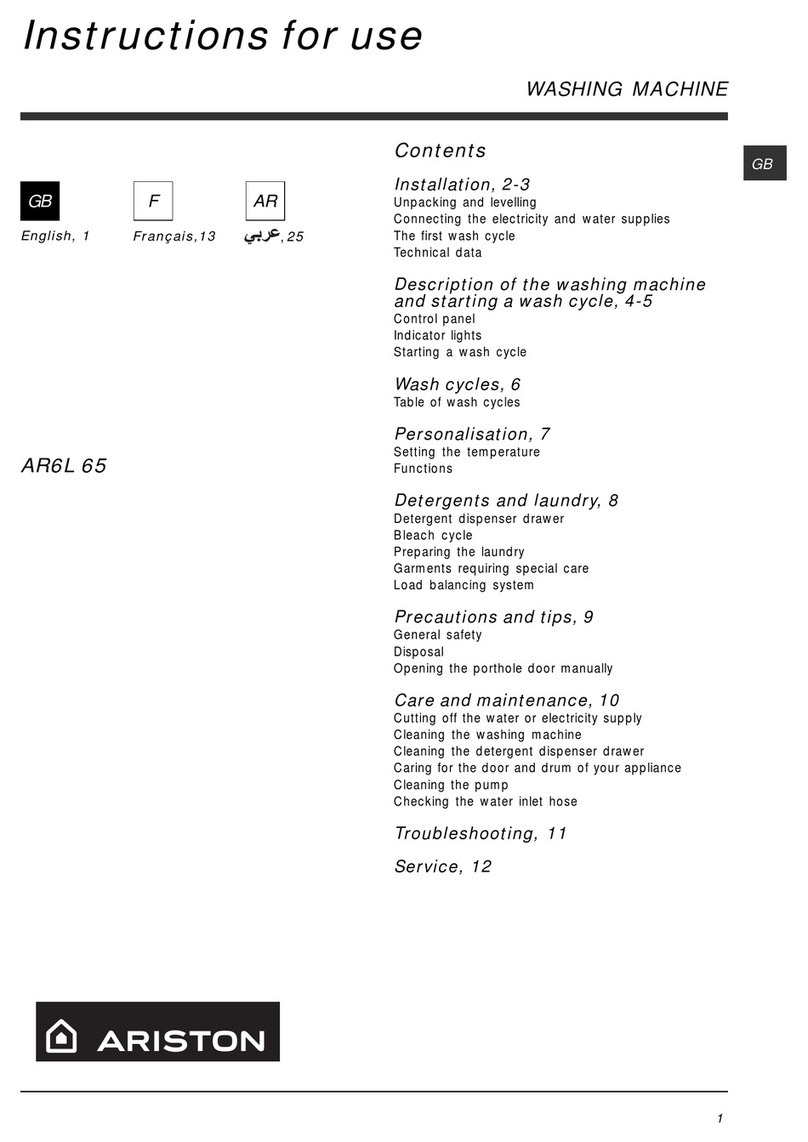 Ariston AR6L 65 User manual