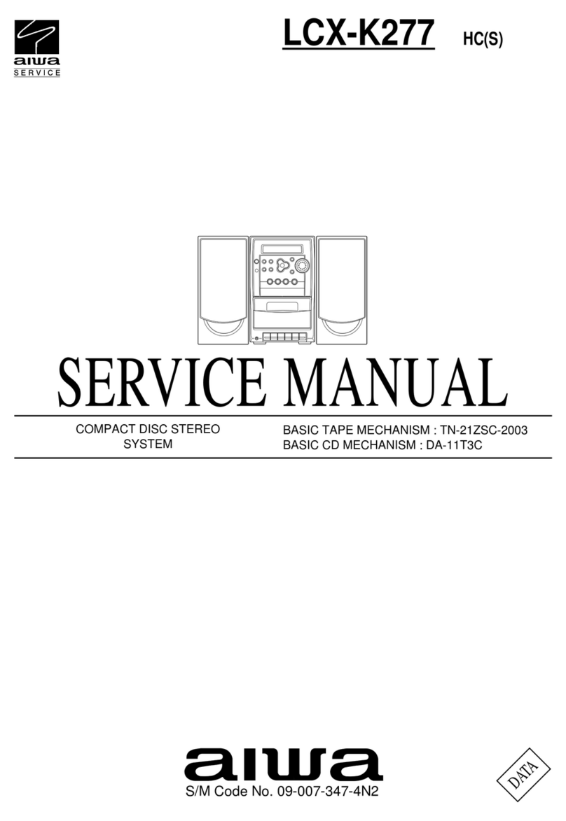 Aiwa LCX-K277 Service manual