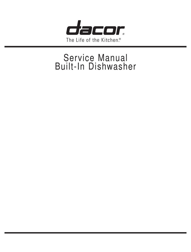Dacor Built-In Dishwasher User manual Dacor Built-In Dishwasher User manual
