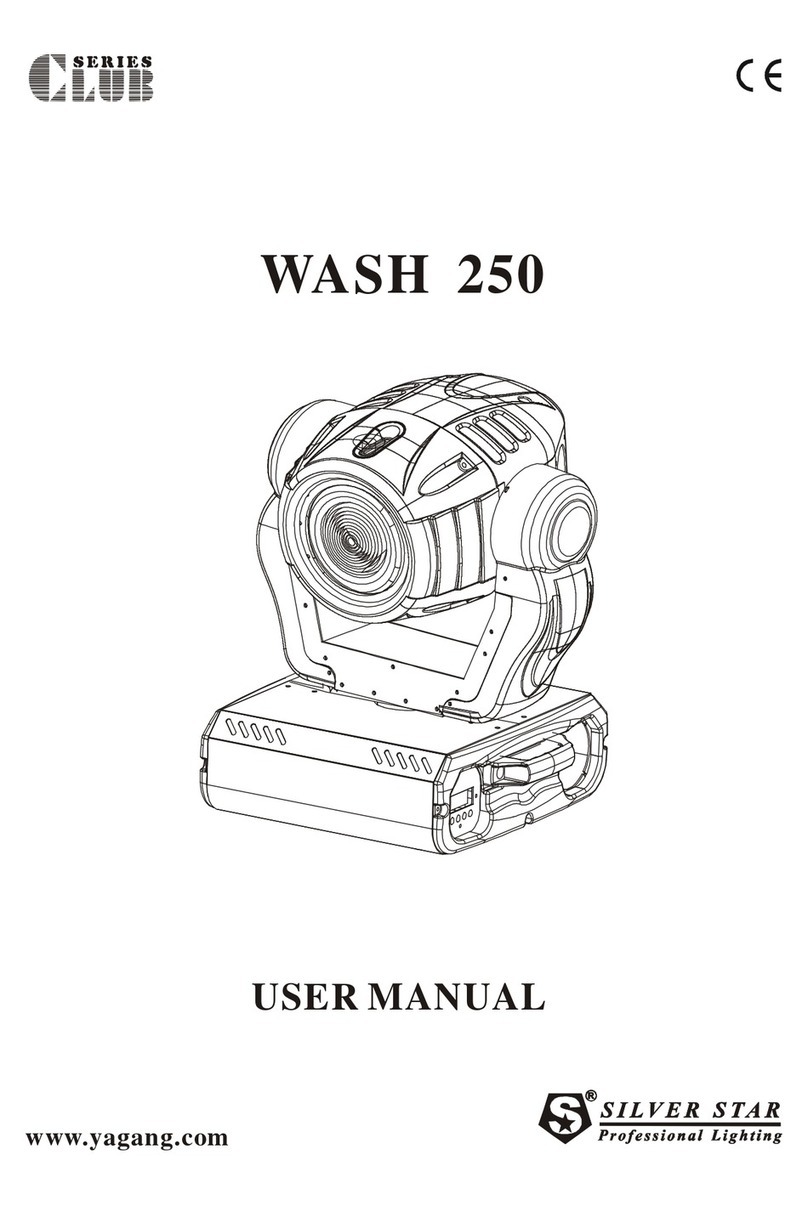 SilverStar WASH 250 Series user manual SilverStar WASH 250 Series user manual