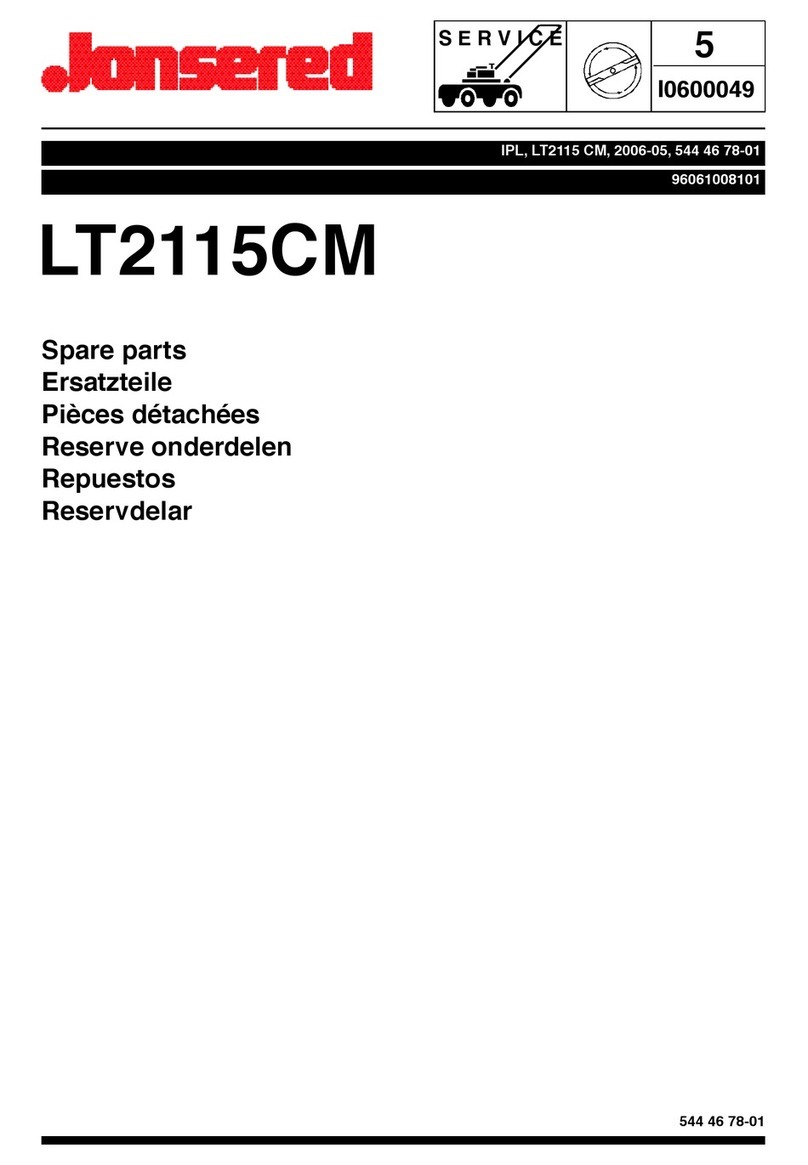 Jonsered LT2115CM Spare parts