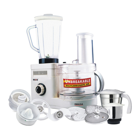 Inalsa Maxie Plus instruction manual