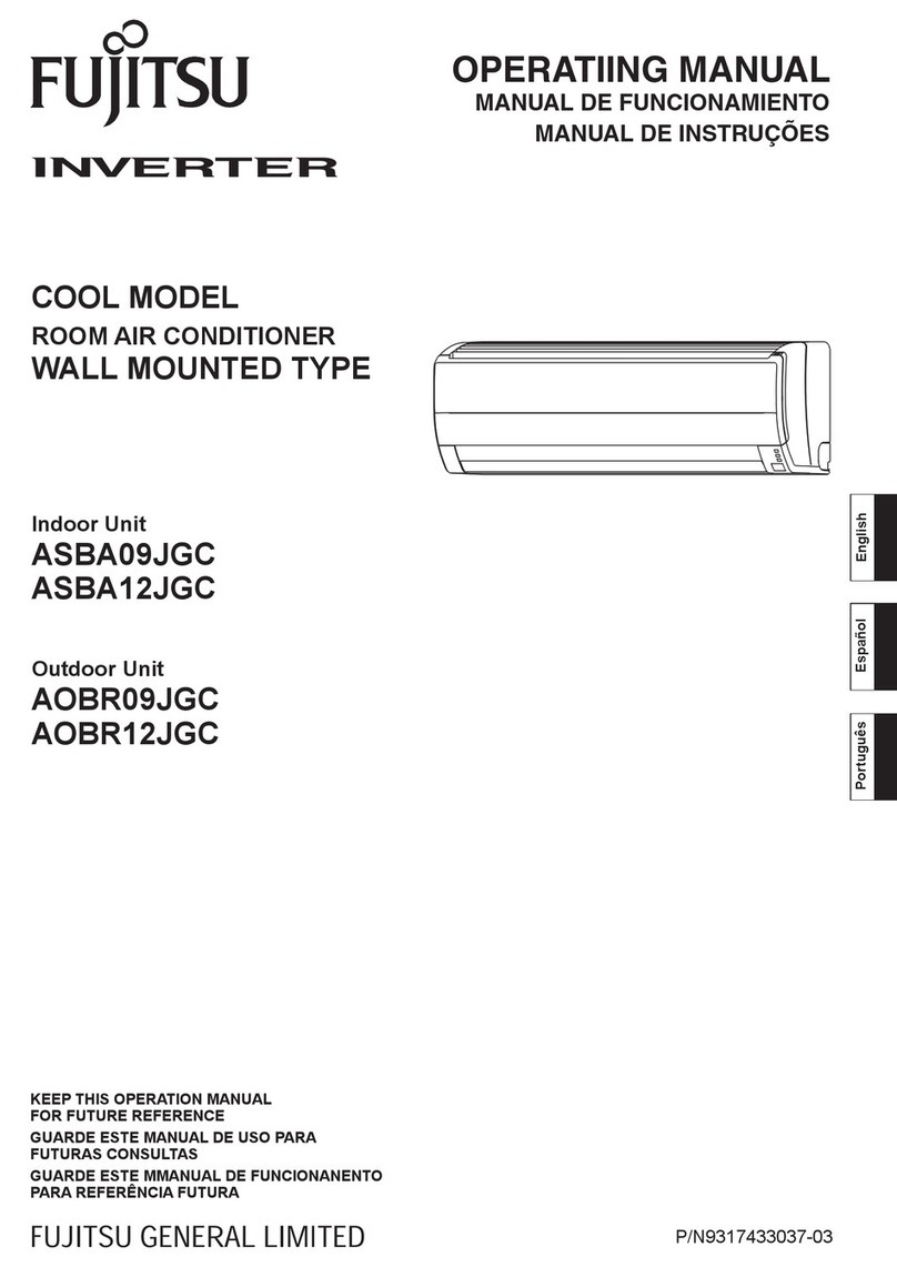 Fujitsu ASBA09JGC User manual