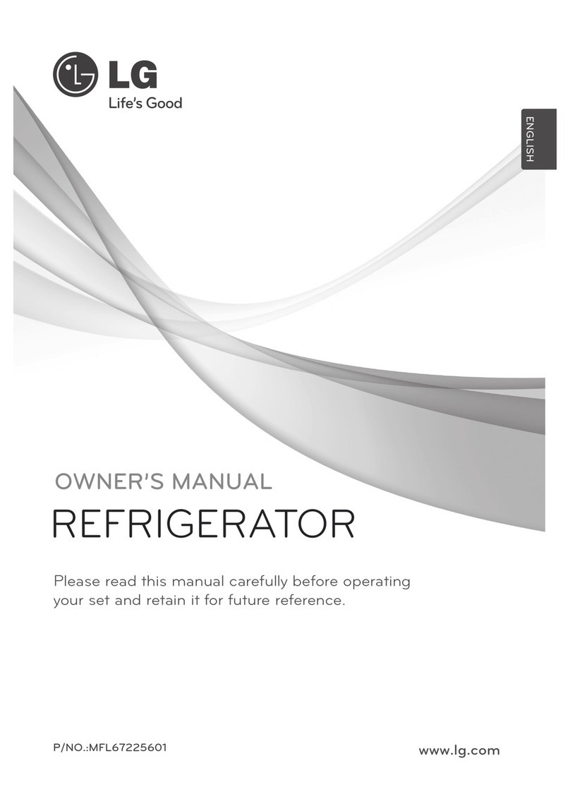 LG REFRIGERATOR User manual