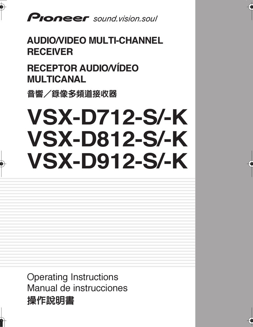 Pioneer VSX-D712-S operating instructions
