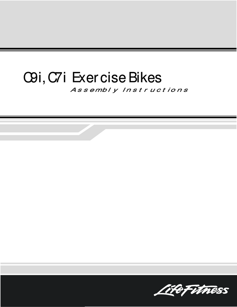 Life Fitness Lifecycle C9i Assembly instructions