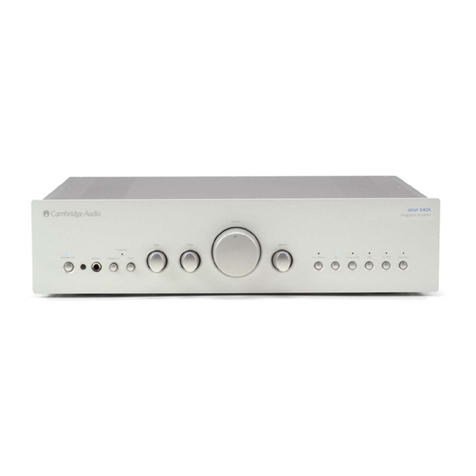 Cambridge Audio Azur 640A Service manual