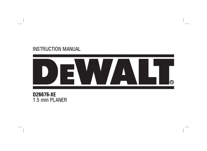 DeWalt D26676-XE User manual DeWalt D26676-XE User manual