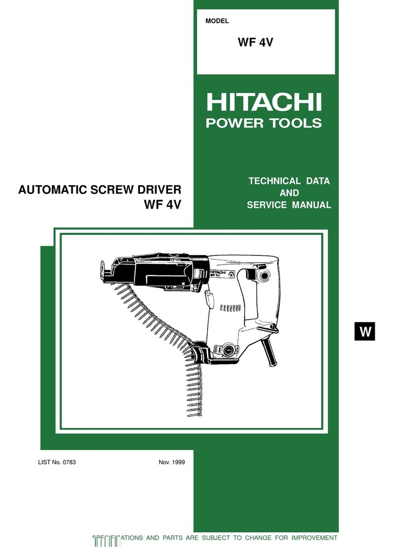 Hitachi WF 4V Service manual