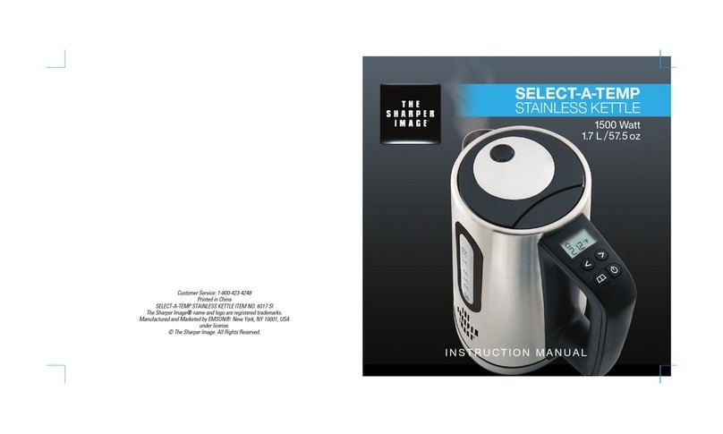 Sharper Image SELECT-A-TEMP instruction manual