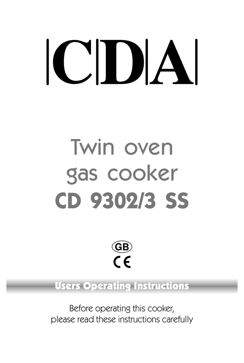 CDA CD 9302/3 SS Operation instructions CDA CD 9302/3 SS Operation instructions