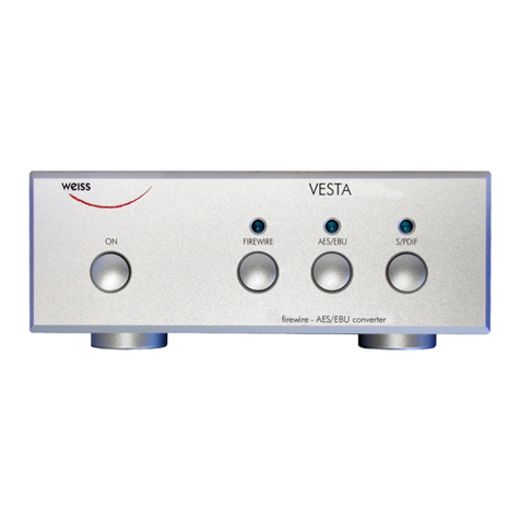 WEISS Vesta User manual WEISS Vesta User manual